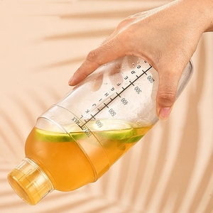 500ml 700ml 1000ml Shaker Tasse Transparent En Plastique Bulle Thé Shaker Tasse Bar Outils Bar Outils - Product Image 4