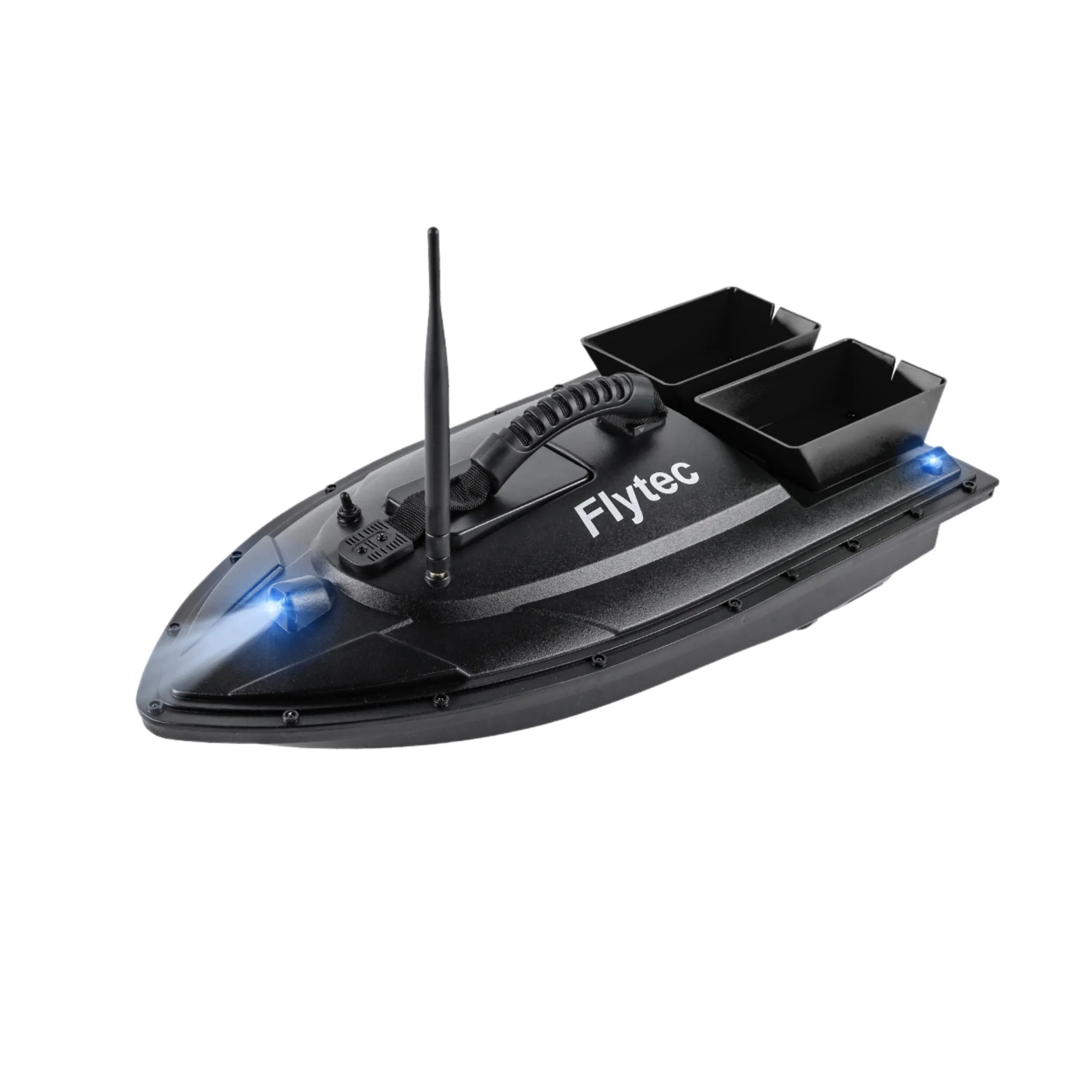 Nuova barca esca da pesca 500m esca telecomandata barca a doppio motore RC Fish Finder carico con attrezzatura da pesca leggera a LED
