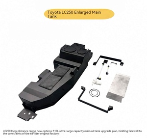 Tanque de Combustible de Largo Alcance para <span class=keywords><strong>Toyota</strong></span> Land Cruiser Prado 250, Tanque Auxiliar de Diésel de Aleación de Aluminio, <span class=keywords><strong>4x4</strong></span>, Expedición por el Desierto, Todoterreno - Product Image 3