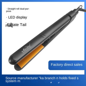 Usine Multifonctionnel Or Rose En Céramique Glaçure Attelle Lisseur Bigoudi Électrique Rouleau De Cheveux Ion Négatif Caractéristique pour - Product Image 2