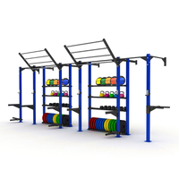 Support de barre de traction robuste pour équipement de musculation, compatible avec les plateformes de CrossFit et les racks à squats