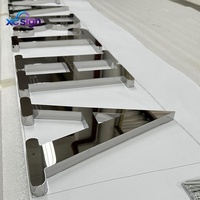 Enseigne Lumineuse Personnalisée Haut de Gamme avec Logo Rétroéclairé, IP65, LED Métal 3D, Transformateur CA, Compatible HomeKit, Télécommande, pour Bureaux/Immeubles/Commérces