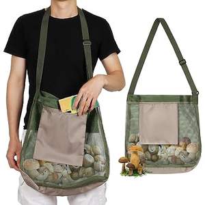 Échantillon gratuit Tablier de jardinage Sac de cueillette de fruits, Pochette de récolte avec poche à déverrouillage rapide, Sac de cueillette de légumes - Product Image 2