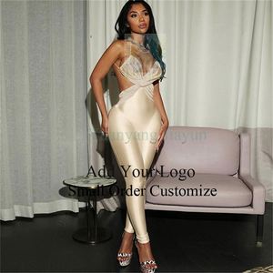 One-Piece V Neck Workout Athletic <strong>Jumpsuit</strong> <strong>Women's</strong> Tummy Control Backless Yoga Bodysuit Butt Lift Cutout Sport Rompers - Product Image 5