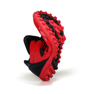 בני נוער גיל 11-12 futsal אדום כדורגל סוליות בני בנות עור דשא מקורה נעלי כדורגל לילדים - Product Image 4