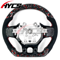 Volant sport en fibre de carbone forgée avec affichage LED du régime moteur pour Dodge Ram 1500 2500 3500 – Amélioration de l'intérieur de la voiture, personnalisable