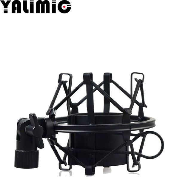 Wholesale YALIMIC Yl-210 Metal Shock Mount for Condenser Microphone Black/Silver Computer Use
