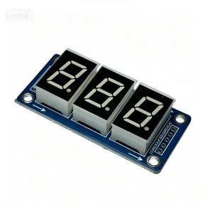 Módulo de Pantalla LED de 7 Segmentos y 3 Dígitos 74HC595, Rojo, con Registro de Desplazamiento en Cascada, 3.3V 5V, para Arduino, Temporizador, Contador, Medidor de Voltaje - Product Image 1