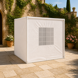 <span class=keywords><strong>Tenda</strong></span> per Sukkah per Festival Ebraici all'Aperto 10x20ft, Struttura in Acciaio Resistente, Pareti Impermeabili in Oxford, Tettoia in <span class=keywords><strong>Bambù</strong></span> Motorizzata Regolabile - Product Image 4