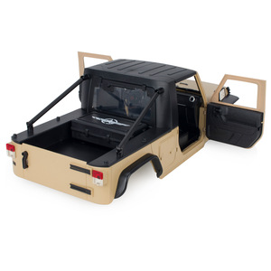 Ingrosso 12,3 pollici 313mm di passo Pickup scocca guscio non assemblato Kit per <span class=keywords><strong>1</strong></span>/<span class=keywords><strong>10</strong></span> <span class=keywords><strong>RC</strong></span> cingolato assiale SCX10 SCX10 II 90046 Jeep - Product Image 5