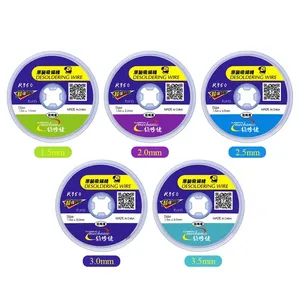 Mekanik R350 1.5Mm Tin Penyerapan Band BGA Pematrian Kepang Kawat Solder Wick PCB IC Chip Perbaikan