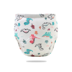 Pantalon de <span class=keywords><strong>couche</strong></span> en tissu pour enfants Formation de bébé et <span class=keywords><strong>couche</strong></span> de toilette <span class=keywords><strong>lavable</strong></span> avec du coton écologique pour l'apprentissage et le confort - Product Image 6