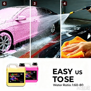 2024 Sản phẩm mới Màu bọt rửa xe dầu gội xà phòng bọt rửa dầu gội siêu tập trung 1:600 khử nhiễm siêu mạnh - Product Image 5
