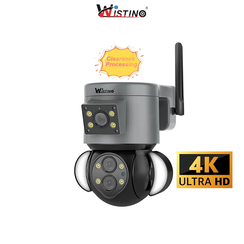 كاميرا حركة واي فاي بدقة 4k من Wistino للبيع لفترة محدودة بأرخص سعر 8 ميجا بكسل ipc360 كاميرا واي فاي منزلية
