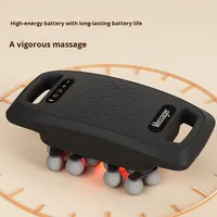 Pistolet de massage électrique professionnel rechargeable haute fréquence pour relaxation musculaire complète du corps, avec 10 têtes de massage pour fascias