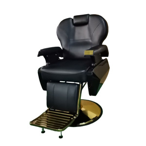 Poltrona da Barbiere di Lusso Reclinabile <span class=keywords><strong>in</strong></span> Pelle Sintetica per Parrucchieri - Product Image 4