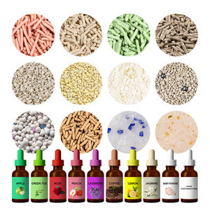 Arena Aglomerante para Gatos de Bentonita <span class=keywords><strong>OEM</strong></span> a Granel 5L 10 Litros, Sin Polvo, con Forma de Bola Colorida y Aroma - Product Image 5