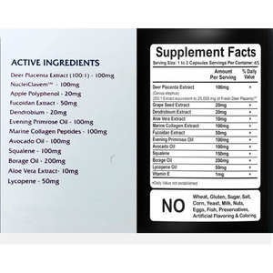 Oem Vrouwen Endocriene Voedende Bloedherten Foetus Formule Zachte Capsules Voor Schoonheid, Huidverzorging, Conditionering En Anti-Aging - Product Image 2