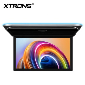 Moniteur de voiture Android XTRONS 17,3 pouces rabattable avec son supérieur, entrée HD/double AV, lecture vidéo 4K, 2+32 Go, écran IPS 1920x1080P - Product Image 1