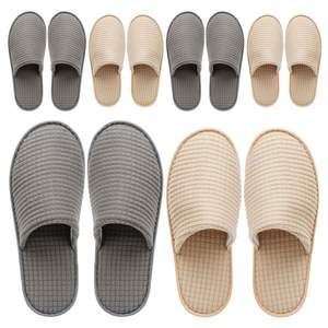 Chaussons jetables antidérapants, lavables, réutilisables, avec logo imprimé, pour invités, locations <span class=keywords><strong>vacances</strong></span>, vols, hôtels étoilés et voyages - Product Image 5