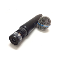 Microphone sans fil à condensateur portatif GLXD4 GLXD24 BETA58 BETA58A avec suppression du bruit pour les spectacles sur scène, les discours de DJ, l'utilisation vocale