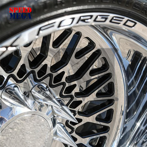 Jantes de voiture en alliage léger de haute qualité personnalisées de 17 à 22 pouces 5x112 5x120, 2 pièces, à rayons multiples, forgées - Product Image 1