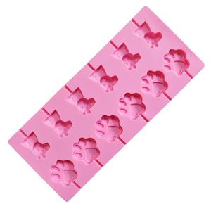 Vente chaude 12 chaîne chat griffe cochon <span class=keywords><strong>sucette</strong></span> silicone <span class=keywords><strong>moule</strong></span> <span class=keywords><strong>sans</strong></span> bâton <span class=keywords><strong>gâteau</strong></span> cuisson forme <span class=keywords><strong>moule</strong></span> - Product Image 4
