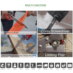 Cắm Trại Ngoài Trời Đa Chức Năng Claw <span class=keywords><strong>Hammer</strong></span> Và Plier DIY Thép 16Oz Tùy Chỉnh Tất Cả-Trong Một Đa Công Cụ Survival Với Đèn Pin - Product Image 5