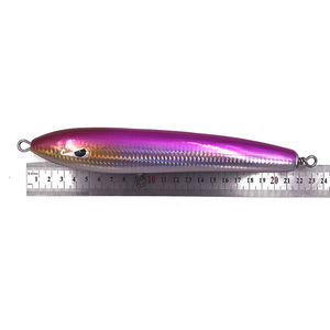 <span class=keywords><strong>Leurre</strong></span> flottant en bois Weiyu 20cm 100g, non peint, pour la pêche en eau salée, type stickbait, pour la pêche à la traîne. - Product Image 6