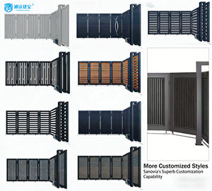 Portail Coulissant Cantilever Intelligent en Aluminium pour Allée Principale <span class=keywords><strong>avec</strong></span> Bras Droit et Conception de Sécurité Automatisée - Product Image 6