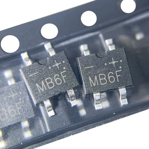 Puente Rectificador Mb6f 600V 0.5A Sop4, Par de Diodos de Montaje Superficial, Cátodo Común - Product Image 1