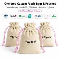 Pochette à bijoux personnalisée en flanelle et velours avec cordon de serrage, sac de rangement pour colliers et rouges à lèvres, sac cadeau en velours crème, OEM