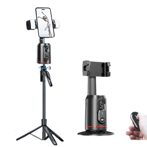 2025新品アルミ合金ジンバルスタビライザー自撮り棒折りたたみ式ワイヤレス三脚Bluetoothシャッター付き一脚IOS Android用 - Product Image 1