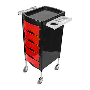 Carrito de Barbería Moderno de Metal, Multifuncional, con Ruedas, Organizador de Almacenamiento Rodante para Muebles de Salón y Peluquerías - Product Image 5