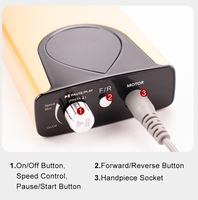 Machine à ongles portable rechargeable avec logo personnalisé, 35000 tr/min, lime électrique professionnelle, outils de manucure professionnels