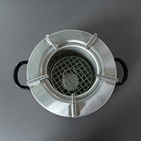 Réchaud de camping portable au charbon et aux granulés de bois, cuisinière à charbon africaine