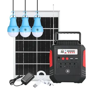 Dp Draagbare Noodstroom Back-Upkits Campinglamp Zonne-Energie Kit Thuis Verlichting Zonne-Energie Kits