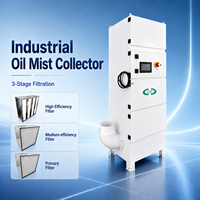 Collecteur de brume d'huile haute efficacité pour machines-outils CNC, purificateur de brume d'huile industrielle DMC-2500