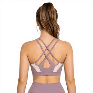 Soutien-gorge de sport sans couture pour femme, respirant, extensible dans quatre directions, idéal pour le yoga, la gym, le fitness et la course, haut de gamme à maintien élevé, anti-bactérien - Product Image 6