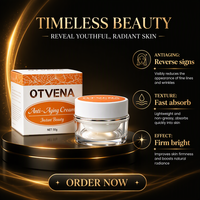 Crème anti-âge OTVENA, marque réputée, crème visage anti-âge au rétinol avec peptides, lisse les rides, réparation profonde de la peau