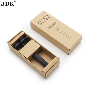 Maquinilla <span class=keywords><strong>de</strong></span> <span class=keywords><strong>afeitar</strong></span> <span class=keywords><strong>de</strong></span> seguridad <span class=keywords><strong>de</strong></span> doble filo para hombre JDK con mango <span class=keywords><strong>de</strong></span> metal profesional y logotipo personalizado - Product Image 2