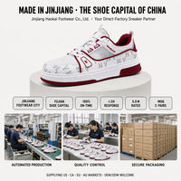Zapatillas Deportivas de Piel Genuina para Hombre, Personalizadas OEM, con Cordones, Transpirables, Casuales, para Caminar y Correr, con Suela de Goma, Fábrica China