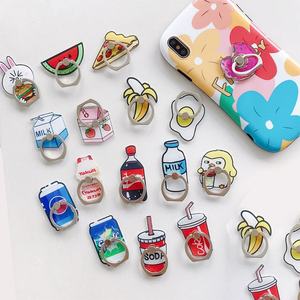 Cute <b>Cartoon</b> Acrylic Stand 360 Degree Rotating Mobile Phone <b>Ring</b> Holder Stand Gift <b>Ring</b> Buckle Custom logo Free Sample - Product Image 2