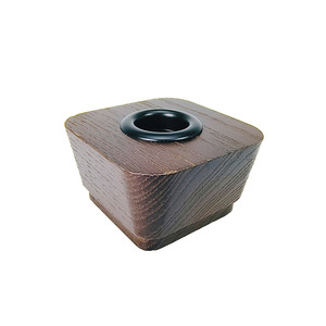 Fournisseur direct d'usine de flacons en verre pour aromathérapie avec couvercles en bois, parfums, couvercles en bambou, bougies, bois minimaliste moderne. - Product Image 4