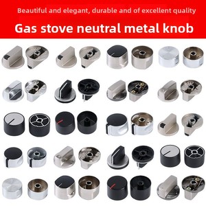 液化石油气灶配件锌合金嵌入式点火按钮旋转金属旋钮YTX厨房旋钮E-SPN22 6mm家用加热 - Product Image 2