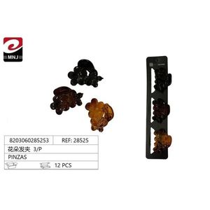 Flower Hair Clip 3/P Set For Women Fashion Accessories - Product Image 1