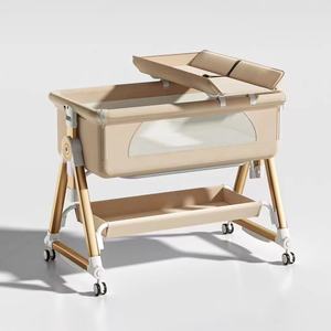 <span class=keywords><strong>Cuna</strong></span> portátil plegable <span class=keywords><strong>de</strong></span> altura ajustable para recién nacidos, <span class=keywords><strong>cuna</strong></span> para bebés, cama <span class=keywords><strong>de</strong></span> <span class=keywords><strong>viaje</strong></span> portátil <span class=keywords><strong>con</strong></span> mosquitera - Product Image 1