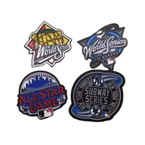 Hot Sales Custom enamel pin Cheap Enamel World Series 2000 Baseball Lapel Pin Badge For Gifts Decoration