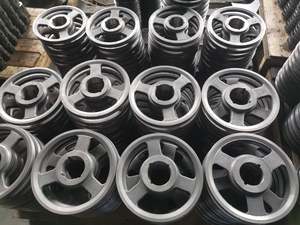 Chất lượng cao tùy chỉnh đúc sắt bánh xe bánh đà OEM dịch vụ chính xác để vẽ thông số kỹ thuật - Product Image 5