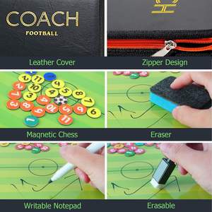 Tableau Tactique de Football en Gros avec Aimants et Marqueur – Tableau d'Entraînement Effaçable à Sec pour Entraîneurs - Product Image 3